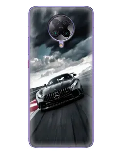 Чохол для Xiaomi POCO F2 Pro з картинкою «Гоночний Mercedes AMG»