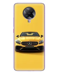 Чохол для Xiaomi POCO F2 Pro з картинкою «Жовтий Mercedes GT»