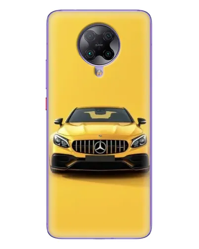 Чохол для Xiaomi POCO F2 Pro з картинкою «Жовтий Mercedes GT»