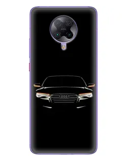 Чохол для Xiaomi POCO F2 Pro з картинкою «Audi — нічний контур»