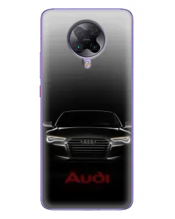 Чохол для Xiaomi POCO F2 Pro з картинкою «Audi — градієнтний контур»