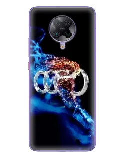 Чохол для Xiaomi POCO F2 Pro з картинкою «Енергія лого Audi»