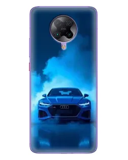 Чохол для Xiaomi POCO F2 Pro з картинкою «Audi — блакитна енергія»