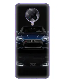 Чохол для Xiaomi POCO F2 Pro з картинкою «Audi — нічне відображення»