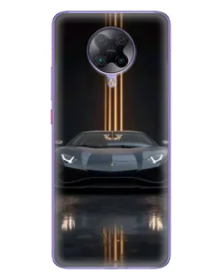 Чехол для Xiaomi POCO F2 Pro с картинкой «Lamborghini золотые линии» Чехол для Xiaomi POCO F2 Pro с картинкой «Lamborghini золотые линии»