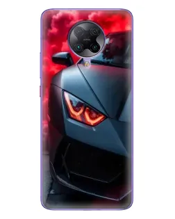 Чехол для Xiaomi POCO F2 Pro с картинкой «Lamborghini красное сияние» Чехол для Xiaomi POCO F2 Pro с картинкой «Lamborghini красное сияние»