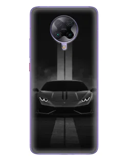 Чехол для Xiaomi POCO F2 Pro с картинкой «Lamborghini симметрия дорог» Чехол для Xiaomi POCO F2 Pro с картинкой «Lamborghini симметрия дорог»