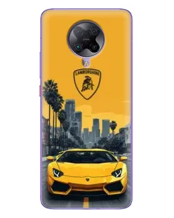 Чехол для Xiaomi POCO F2 Pro с картинкой «Желтый Lamborghini город» Чехол для Xiaomi POCO F2 Pro с картинкой «Желтый Lamborghini город»