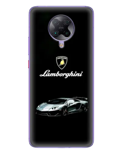 Чехол для Xiaomi POCO F2 Pro с картинкой «Логотип Lamborghini классика»