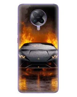 Чехол для Xiaomi POCO F2 Pro с картинкой «Lamborghini в огне» Чехол для Xiaomi POCO F2 Pro с картинкой «Lamborghini в огне»