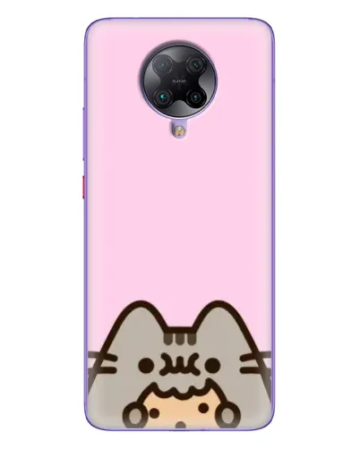 Чехол для Xiaomi POCO F2 Pro с картинкой «Pusheen и печенье»