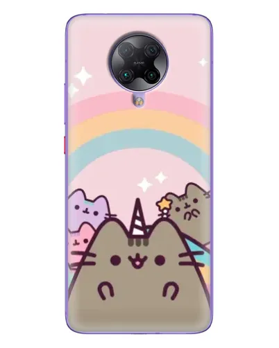 Чехол для Xiaomi POCO F2 Pro с картинкой «Единорог Pusheen»