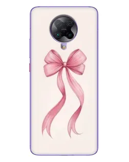 Чехол для Xiaomi POCO F2 Pro с картинкой «Розовый бант»