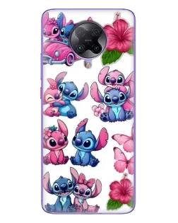 Чехол для Xiaomi POCO F2 Pro с картинкой «Стикеры Stitch и Angel» Чехол для Xiaomi POCO F2 Pro с картинкой «Стикеры Stitch и Angel»