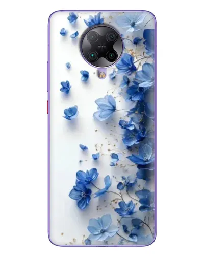 Чохол для Xiaomi POCO F2 Pro з картинкою «Блакитний квітковий каскад» Чохол для Xiaomi POCO F2 Pro з картинкою «Блакитний квітковий каскад»