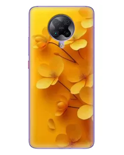 Чохол для Xiaomi POCO F2 Pro з картинкою «Золоті пелюстки»