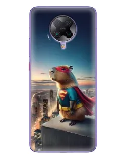 Чохол для Xiaomi POCO F2 Pro з картинкою «Капі-мен супергерой»