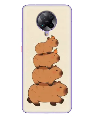 Чохол для Xiaomi POCO F2 Pro з картинкою «Вежа з капібар»