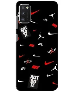 Чехол для Xiaomi POCO M3 с картинкой «Nike Mix Pattern»