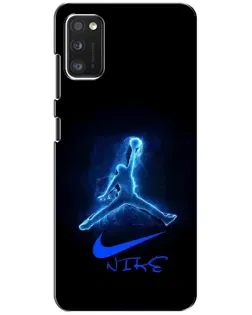 Чехол для Xiaomi POCO M3 с картинкой «Jordan Neon Blue»