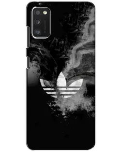 Чехол для Xiaomi POCO M3 с картинкой «Абстрактный дым Adidas»