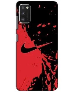 Чохол для Xiaomi POCO M3 з картинкою «Червоні бризки Nike»