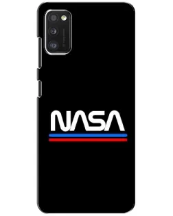 Чехол для Xiaomi POCO M3 с картинкой «NASA — классика Red Blue»
