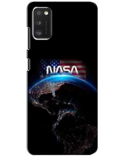 Чехол для Xiaomi POCO M3 с картинкой «Земля из космоса NASA»