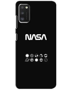 Чехол для Xiaomi POCO M3 с картинкой «NASA — технический принт»