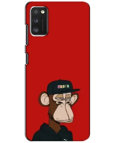 Чехол для Xiaomi POCO M3 с картинкой «Bored Ape — красный фон» Чехол для Xiaomi POCO M3 с картинкой «Bored Ape — красный фон»