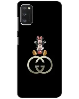 Чехол для Xiaomi POCO M3 с картинкой «Минни Маус на лого»