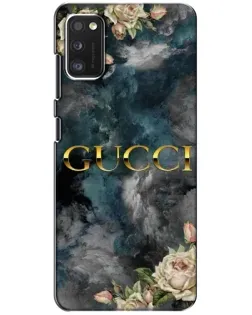 Чехол для Xiaomi POCO M3 с картинкой «Абстрактные цветы Gucci»