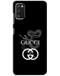 Чехол для Xiaomi POCO M3 с картинкой «Gucci — серебряная змея»