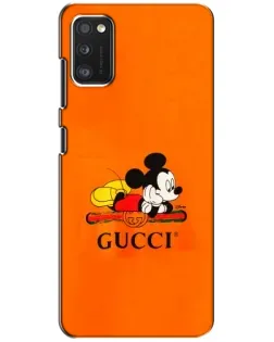 Чохол для Xiaomi POCO M3 з картинкою «Міккі Маус Gucci — помаранч»