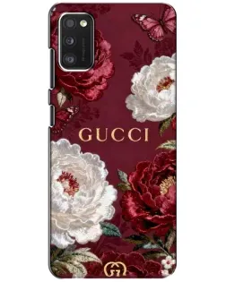 Чохол для Xiaomi POCO M3 з картинкою «Gucci — бордові троянди»