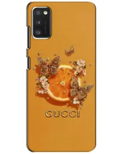 Чохол для Xiaomi POCO M3 з картинкою «Gucci — золоті метелики»