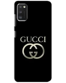 Чохол для Xiaomi POCO M3 з картинкою «Gucci — золото на чорному»