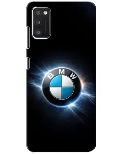 Чехол для Xiaomi POCO M3 с картинкой «BMW — неоновое сияние»