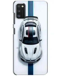 Чехол для Xiaomi POCO M3 с картинкой «Вид сверху — BMW M»