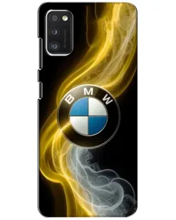 Чехол для Xiaomi POCO M3 с картинкой «Золотистый дым BMW»