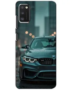 Чехол для Xiaomi POCO M3 с картинкой «BMW в огнях города»