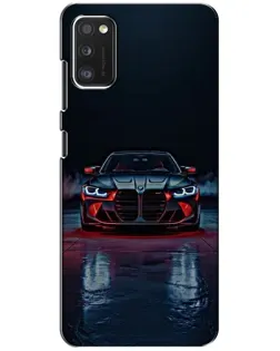 Чехол для Xiaomi POCO M3 с картинкой «BMW на мокрой дороге»