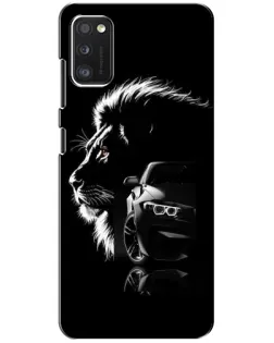 Чехол для Xiaomi POCO M3 с картинкой «BMW и лев»