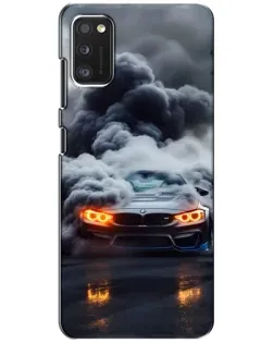 Чехол для Xiaomi POCO M3 с картинкой «BMW в дыму»