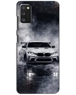 Чехол для Xiaomi POCO M3 с картинкой «BMW сквозь туман»