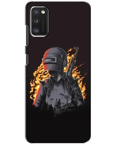 Чехол для Xiaomi POCO M3 с картинкой «PUBG — огненный силуэт» Чехол для Xiaomi POCO M3 с картинкой «PUBG — огненный силуэт»
