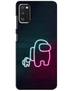 Чохол для Xiaomi POCO M3 з картинкою «Among Us неон-арт»