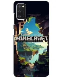 Чохол для Xiaomi POCO M3 з картинкою «Печера Майнкрафт»