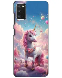 Чехол для Xiaomi POCO M3 с картинкой «Единорог среди облаков»