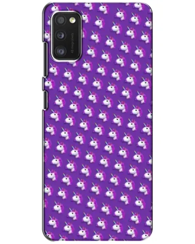 Чехол для Xiaomi POCO M3 с картинкой «Единороги на фиолетовом»